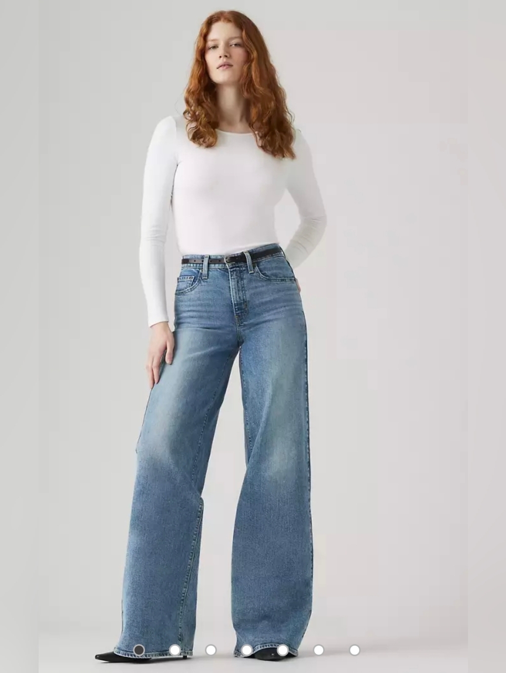 Levi's 728 High Rise Wide Leg Women's Jeans